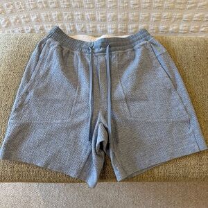 Men's Lululemon Textured Double Knit cotton short, size M